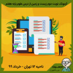 آزمونک نوبت دوم فیزیک از درس علوم هفتم ناحیه 2 تهران – خرداد 98 با پاسخنامه
